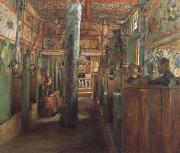 Harriet Backer Uvdal Stave Church (nn02) oil painting picture wholesale